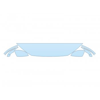 PAINT PROTECTION KIT - 2024 AUDI S8 L S8 L HOOD FENDERS MIRRORS 12 INCH - - PRECUT PPF CLEAR BRA WRAP