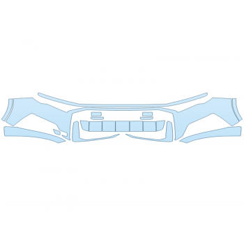 PAINT PROTECTION KIT - 2024 AUDI SQ7 BASE BUMPER - PRECUT PPF CLEAR BRA WRAP