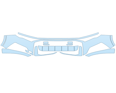 PAINT PROTECTION KIT - 2024 AUDI SQ7 BASE BUMPER - PRECUT PPF CLEAR BRA WRAP