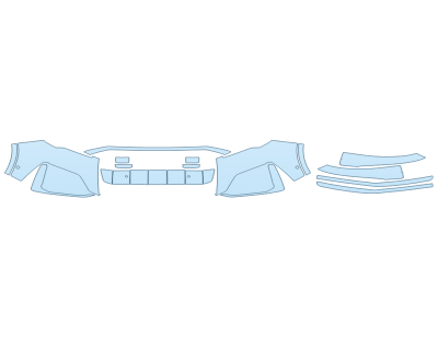 2024 AUDI SQ7 BASE BUMPER (MULTI PIECE) - SENSORS