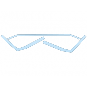 PAINT PROTECTION KIT - 2024 AUDI SQ7 BASE GRILL - SEAMED - PRECUT PPF CLEAR BRA WRAP