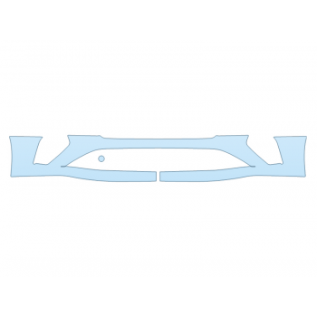 PAINT PROTECTION KIT - 2024 BENTLEY GT A BUMPER - PRECUT PPF CLEAR BRA WRAP