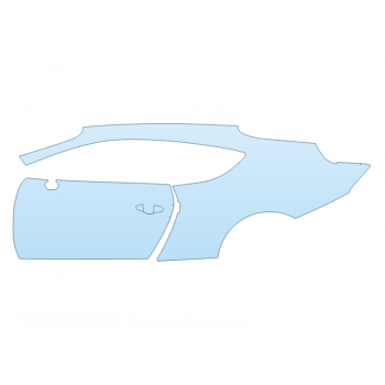 PAINT PROTECTION KIT - 2024 BENTLEY GT A DRIVER SIDE - PRECUT PPF CLEAR BRA WRAP