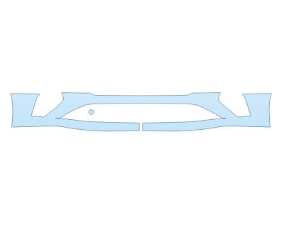 PAINT PROTECTION KIT - 2024 BENTLEY GT AZURE BUMPER - PRECUT PPF CLEAR BRA WRAP