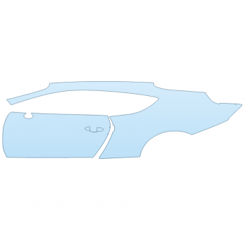 PAINT PROTECTION KIT - 2024 BENTLEY GT AZURE DRIVER SIDE - PRECUT PPF CLEAR BRA WRAP