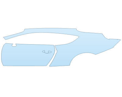 PAINT PROTECTION KIT - 2024 BENTLEY GT AZURE DRIVER SIDE - PRECUT PPF CLEAR BRA WRAP