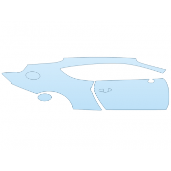 PAINT PROTECTION KIT - 2024 BENTLEY GT MULLINER PASSENGER SIDE - PRECUT PPF CLEAR BRA WRAP