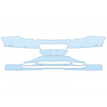 Precut PPF Kit – Clear Bra Paint Protection Film PAINT PROTECTION KIT - 2024 BENTLEY GT S REAR BUMPER - SENSORS - PRECUT PPF CLEAR BRA WRAP