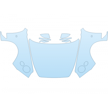 Precut PPF Kit – Clear Bra Paint Protection Film PAINT PROTECTION KIT - 2024 BENTLEY GT S FULL HOOD FENDERS MIRRORS - (WRAPPED EDGES) - WITH S EMBLEM - PRECUT PPF CLEAR BRA WRAP