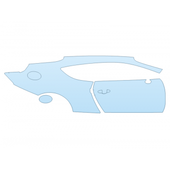 PAINT PROTECTION KIT - 2024 BENTLEY GT S PASSENGER SIDE - PRECUT PPF CLEAR BRA WRAP