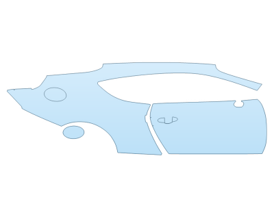 PAINT PROTECTION KIT - 2024 BENTLEY GT S PASSENGER SIDE - PRECUT PPF CLEAR BRA WRAP