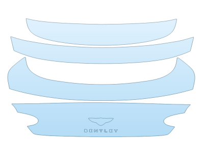 PAINT PROTECTION KIT - 2024 BENTLEY GT S TRUNK - PRECUT PPF CLEAR BRA WRAP