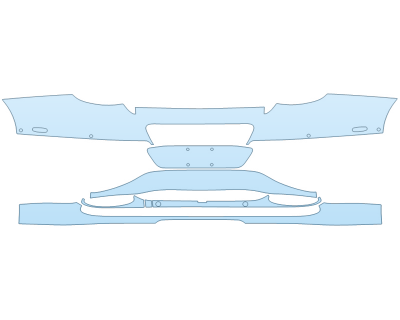 Precut PPF Kit – Clear Bra Paint Protection Film PAINT PROTECTION KIT - 2024 BENTLEY GT SPEED REAR BUMPER - SENSORS - PRECUT PPF CLEAR BRA WRAP