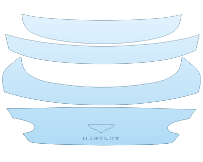 Precut PPF Kit – Clear Bra Paint Protection Film PAINT PROTECTION KIT - 2024 BENTLEY GT SPEED TRUNK - PRECUT PPF CLEAR BRA WRAP