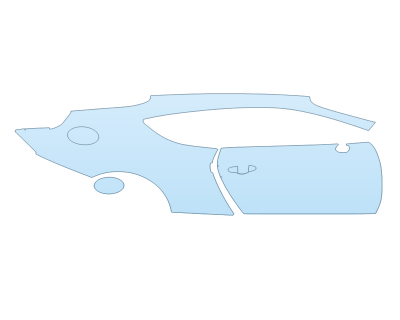 PAINT PROTECTION KIT - 2024 BENTLEY GT SPEED EDITION 12 PASSENGER SIDE - PRECUT PPF CLEAR BRA WRAP