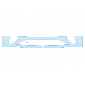 PAINT PROTECTION KIT - 2024 BENTLEY GTC A BUMPER - PRECUT PPF CLEAR BRA WRAP