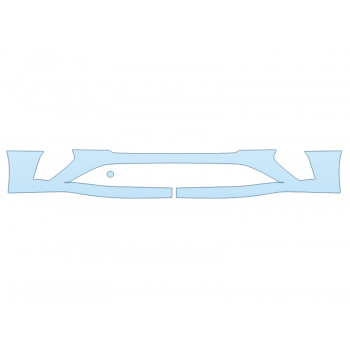 PAINT PROTECTION KIT - 2024 BENTLEY GTC AZURE BUMPER - PRECUT PPF CLEAR BRA WRAP