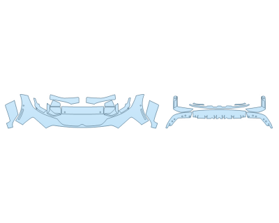 2024 BMW 330E XDRIVE BUMPER (MULTI PIECE) - SENSORS