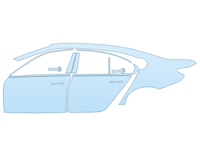 PAINT PROTECTION KIT - 2024 BMW 330E XDRIVE DRIVER SIDE - PRECUT PPF CLEAR BRA WRAP