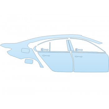 PAINT PROTECTION KIT - 2024 BMW 330E XDRIVE PASSENGER SIDE - PRECUT PPF CLEAR BRA WRAP