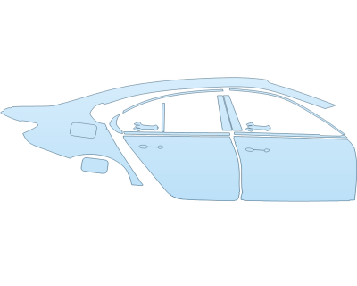 PAINT PROTECTION KIT - 2024 BMW 330E XDRIVE PASSENGER SIDE - PRECUT PPF CLEAR BRA WRAP