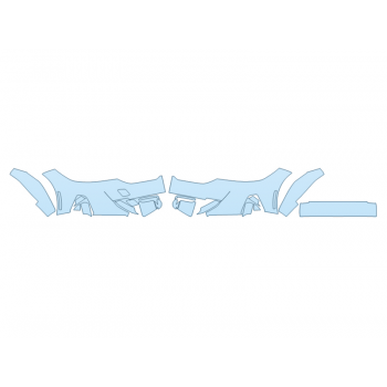PAINT PROTECTION KIT - 2024 BMW 330I XDRIVE BUMPER (MULTI PIECE) - PRECUT PPF CLEAR BRA WRAP
