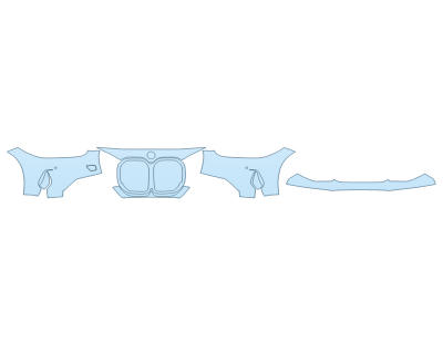 2024 BMW 4 SERIES 430I CONVERTIBLE BUMPER (MULTI PIECE) - SENSORS