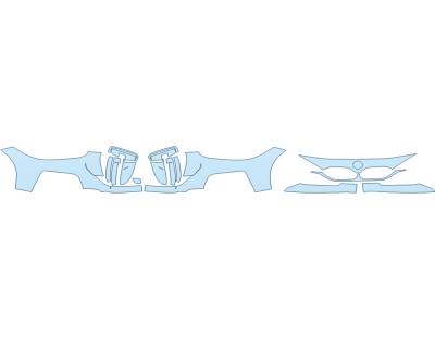 2024 BMW 4 SERIES 440I XDRIVE COUPE BUMPER (MULTI PIECE)