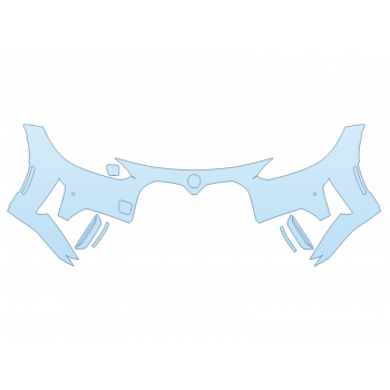 PAINT PROTECTION KIT - 2025 BMW I4 EDRIVE 35 BUMPER - SENSORS - PRECUT PPF CLEAR BRA WRAP