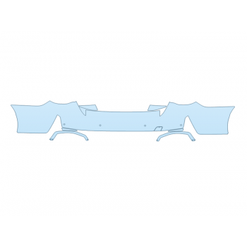 Precut PPF Kit – Clear Bra Paint Protection Film PAINT PROTECTION KIT - 2025 BMW I4 EDRIVE 35 REAR BUMPER - SENSORS - PRECUT PPF CLEAR BRA WRAP