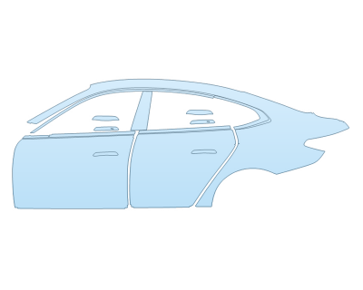 PAINT PROTECTION KIT - 2025 BMW I4 EDRIVE 35 DRIVER SIDE - PRECUT PPF CLEAR BRA WRAP