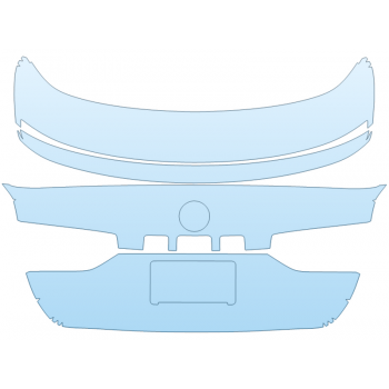 Precut PPF Kit – Clear Bra Paint Protection Film PAINT PROTECTION KIT - 2024 BMW I4 EDRIVE 35 TRUNK - SPOILER - PRECUT PPF CLEAR BRA WRAP