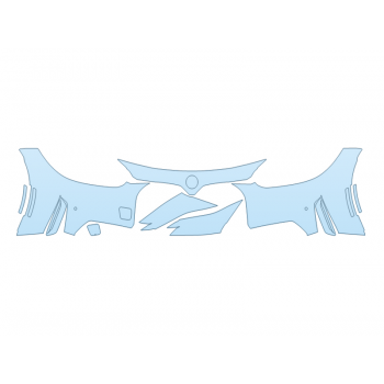 Precut PPF Kit – Clear Bra Paint Protection Film PAINT PROTECTION KIT - 2025 BMW I4 EDRIVE 40 BUMPER (MULTI PIECE) - SENSORS - PRECUT PPF CLEAR BRA WRAP