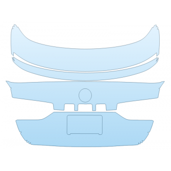 Precut PPF Kit – Clear Bra Paint Protection Film PAINT PROTECTION KIT - 2024 BMW I4 EDRIVE 40 TRUNK - SPOILER - PRECUT PPF CLEAR BRA WRAP