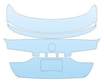Precut PPF Kit – Clear Bra Paint Protection Film PAINT PROTECTION KIT - 2024 BMW I4 EDRIVE 40 TRUNK - SPOILER - PRECUT PPF CLEAR BRA WRAP