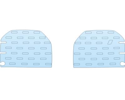 Precut PPF Kit – Clear Bra Paint Protection Film PAINT PROTECTION KIT - 2024 BMW I4 EDRIVE 40 GRILL - PRECUT PPF CLEAR BRA WRAP