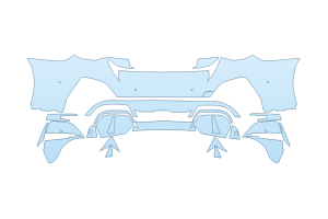 2026 BMW I4 M50 REAR BUMPER - SENSORS