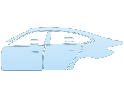 PAINT PROTECTION KIT - 2024 BMW I4 M50 DRIVER SIDE - PRECUT PPF CLEAR BRA WRAP