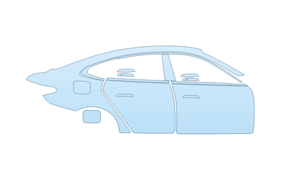 Precut PPF Kit – Clear Bra Paint Protection Film PAINT PROTECTION KIT - 2026 BMW I4 M50 PASSENGER SIDE - PRECUT PPF CLEAR BRA WRAP