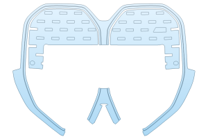 2026 BMW I4 M50 PLATE CUT OUT - GRILL