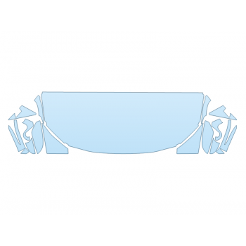 PAINT PROTECTION KIT - 2024 BMW I4 XDRIVE 40 HOOD FENDERS MIRRORS 24 INCH - (WRAPPED EDGES) - PRECUT PPF CLEAR BRA WRAP