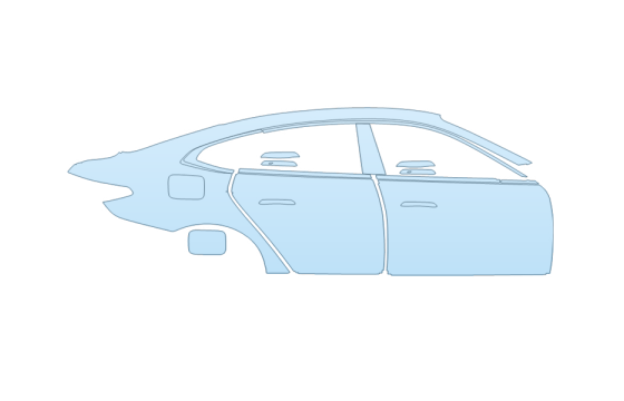 Precut PPF Kit – Clear Bra Paint Protection Film PAINT PROTECTION KIT - 2026 BMW I4 XDRIVE 40 PASSENGER SIDE - PRECUT PPF CLEAR BRA WRAP