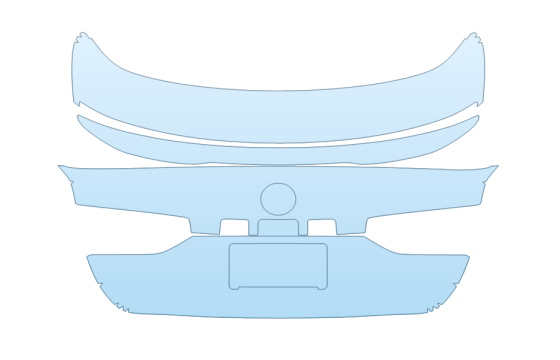 Precut PPF Kit – Clear Bra Paint Protection Film PAINT PROTECTION KIT - 2026 BMW I4 XDRIVE 40 TRUNK - PRECUT PPF CLEAR BRA WRAP