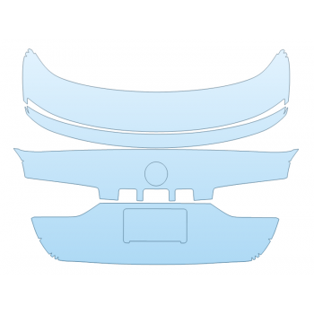PAINT PROTECTION KIT - 2024 BMW I4 XDRIVE 40 TRUNK - SPOILER - PRECUT PPF CLEAR BRA WRAP