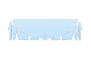 2026 BMW IX XDRIVE50 SHADOWLINE HOOD FENDERS MIRRORS 24 INCH - (WRAPPED EDGES)