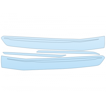 PAINT PROTECTION KIT - 2025 BMW IX XDRIVE50 SHADOWLINE TAIL LIGHTS - PRECUT PPF CLEAR BRA WRAP