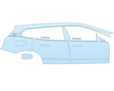 PAINT PROTECTION KIT - 2025 BMW IX XDRIVE50 SPORT PASSENGER SIDE - PRECUT PPF CLEAR BRA WRAP