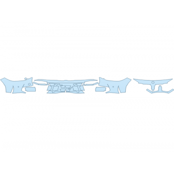 PAINT PROTECTION KIT - 2025 BMW M3 CS BUMPER (MULTI PIECE) - SENSORS - PRECUT PPF CLEAR BRA WRAP