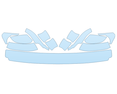 PAINT PROTECTION KIT - 2024 BMW X3 M BASE REAR BUMPER - MIRRORS - DOOR CUPS - PRECUT PPF CLEAR BRA WRAP