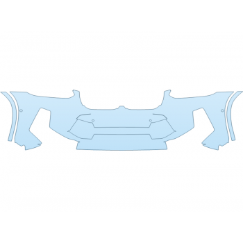 PAINT PROTECTION KIT - 2024 BMW X3 M COMPETITION BUMPER - SENSORS - PRECUT PPF CLEAR BRA WRAP